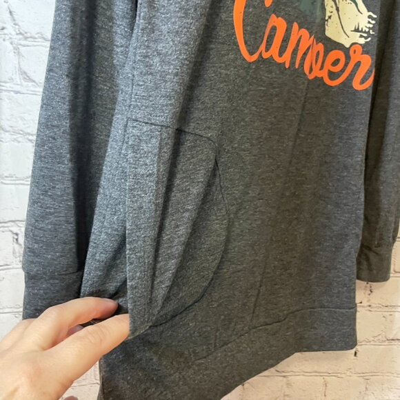 Happy Camper Long Sleeve T-shirt with Pockets - size Small - Women's - Picture 2 of 8